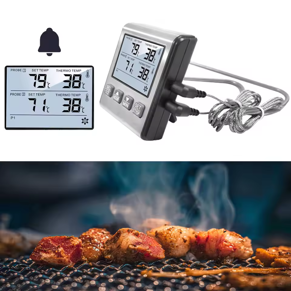 Kitchen Quiz - Kitchen Digital Thermometer Metal Probe Meat