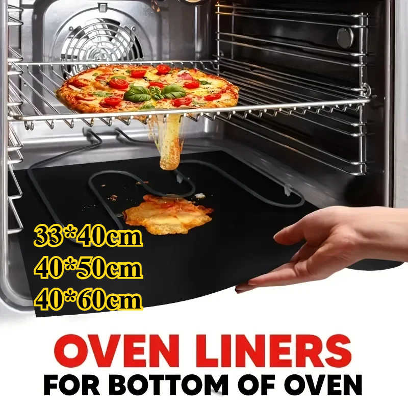 Super Kitchen Baking Mat - 33×40/40×50/40×60cm Non-Stick Oven Liners Reusable BBQ