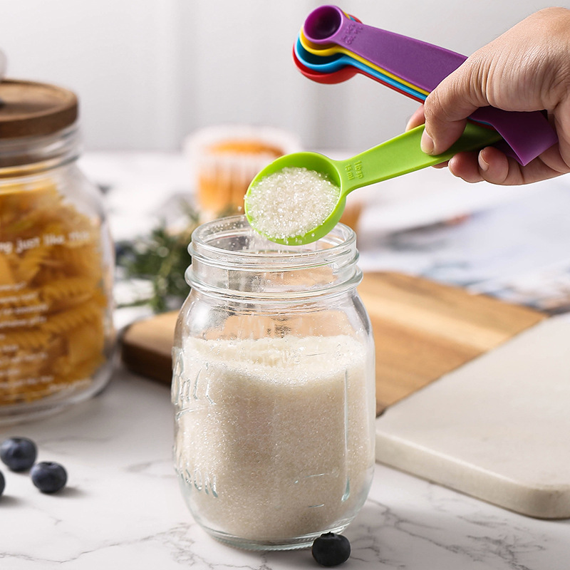 10Pcs Colorful Plastic Measuri - Kitchen Design For Baking reseña y precio