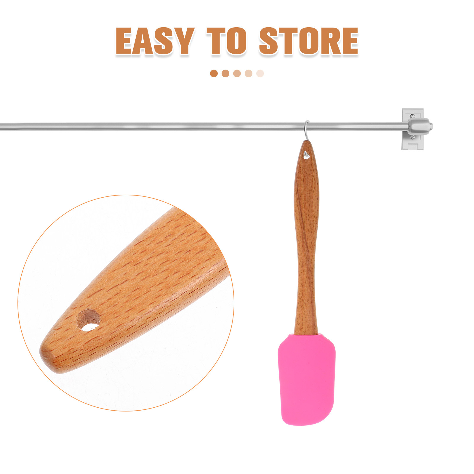 2Pcs Valentine Themed Silicone - Kitchen Baking Utensils reseña y precio