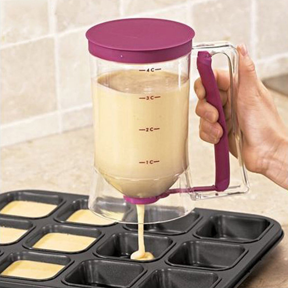 900ml Batter Dispenser Kitchen - Kitchen.Baking Labels reseña y precio