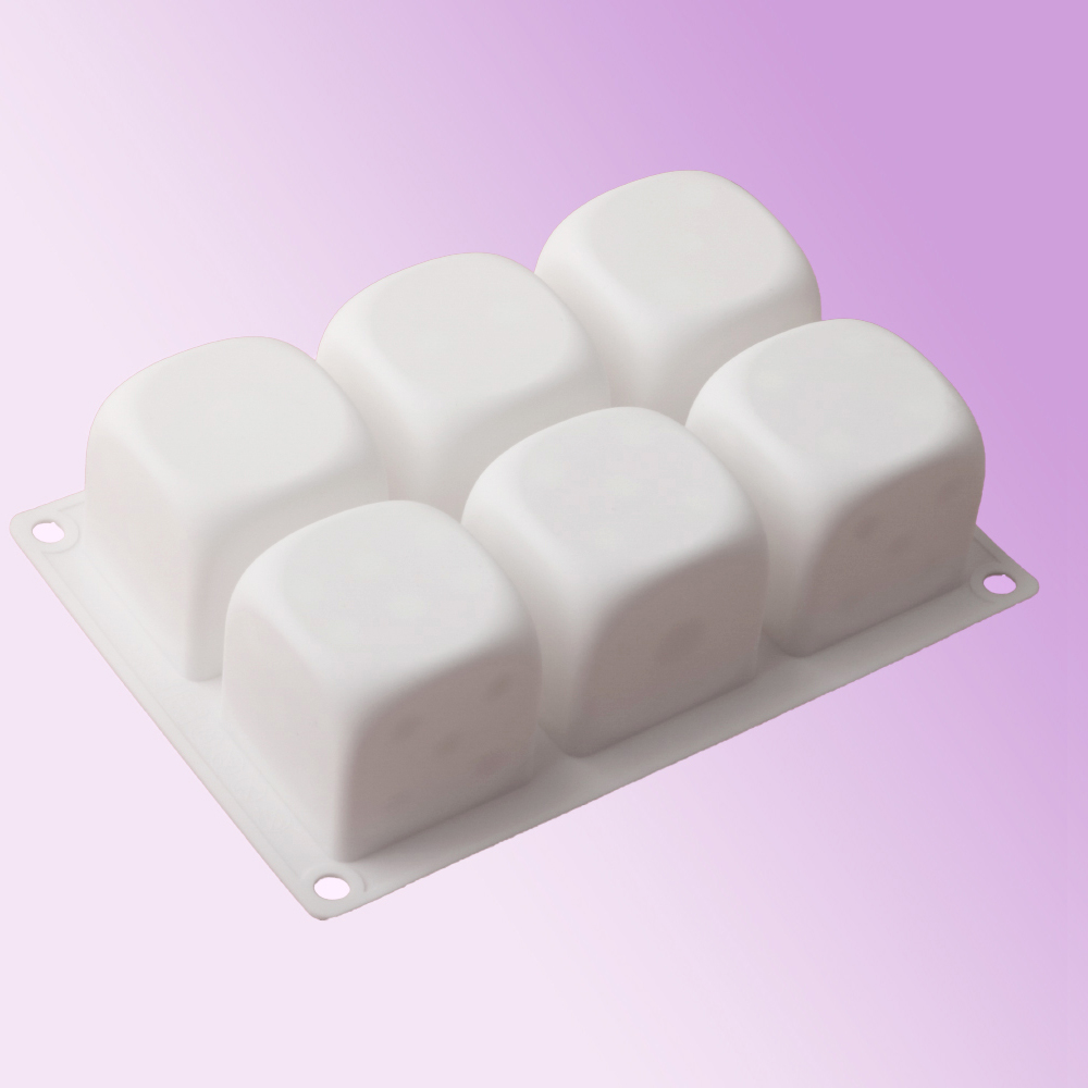 6-Cell Cube Mousse Cake Mould  - Kitchen Design For Baking reseña y precio