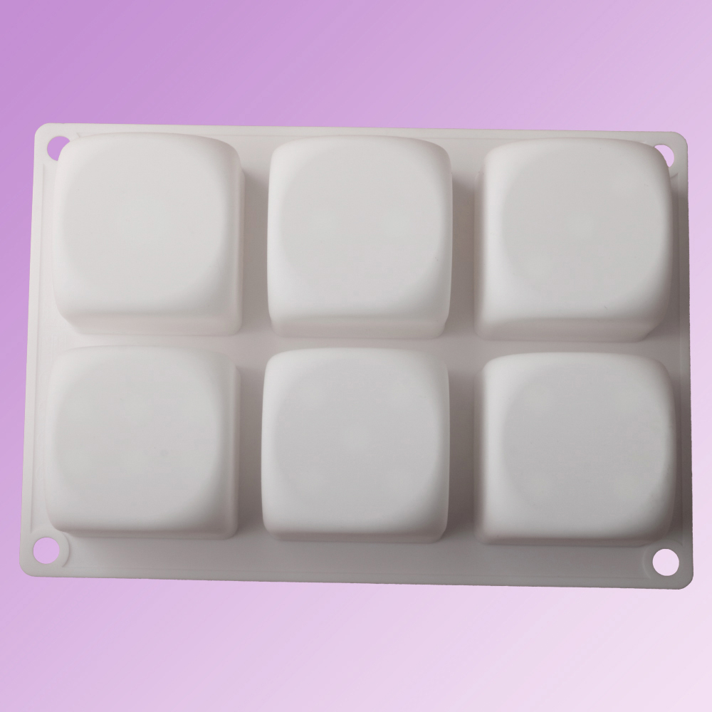 6-Cell Cube Mousse Cake Mould  - Kitchen Design For Baking reseña y precio