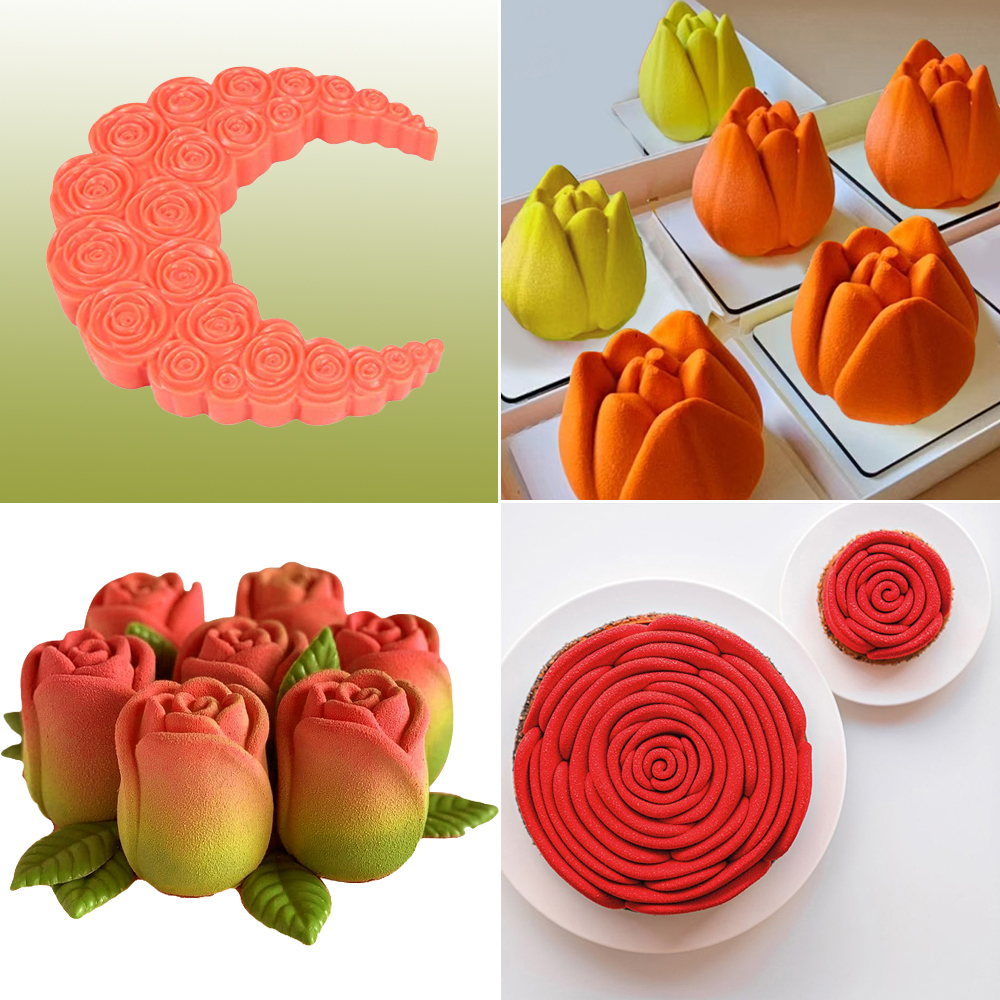 French Mousse Cake Molds Valen - Kitchen Design For Baking reseña y precio
