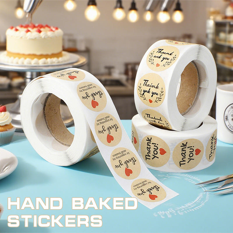 500pcs Thank You Stickers Seal - Kitchen.Baking Labels reseña y precio