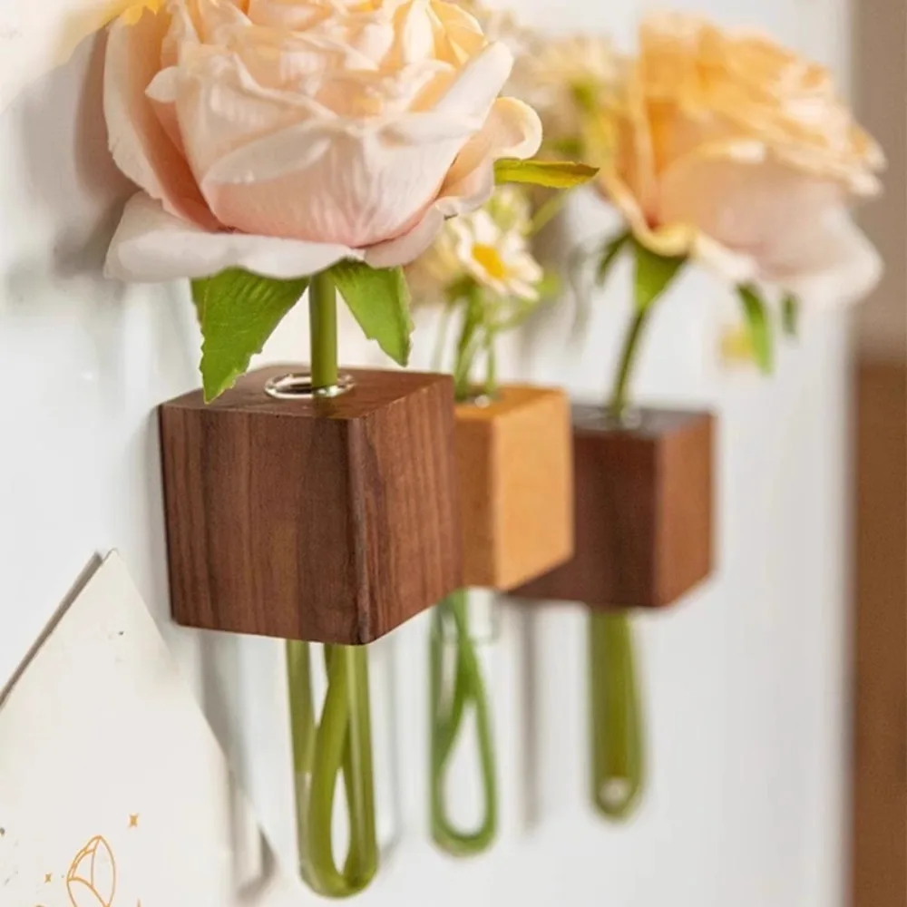 Wooden Test Tube Vase Refriger - Kitchen Quiz reseña y precio