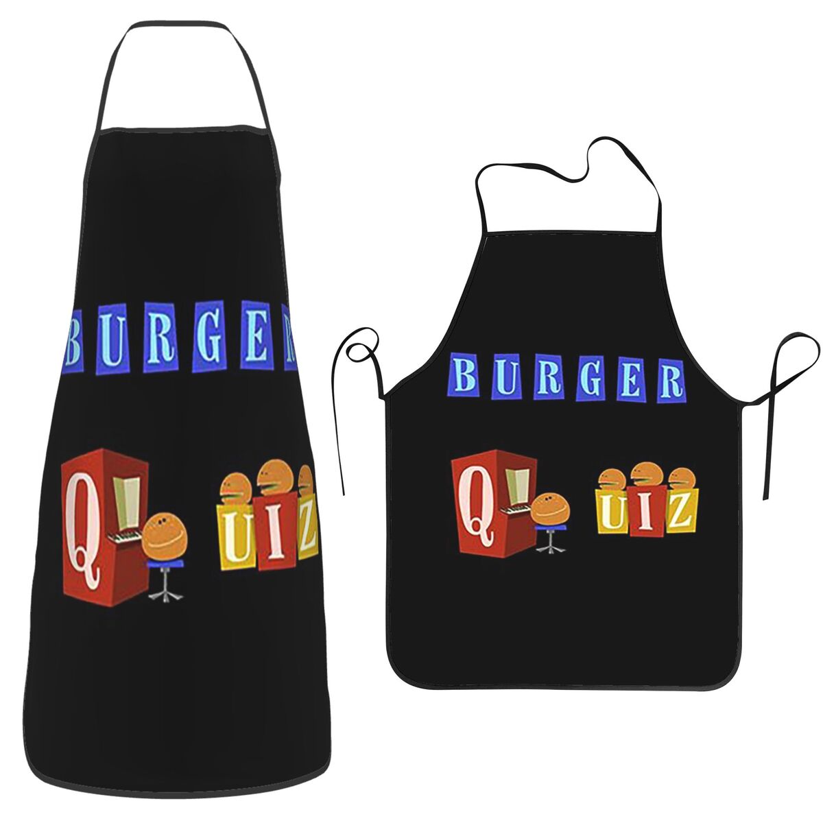 Burger Quiz New Logo Aprons Ch - Kitchen Quiz reseña y precio