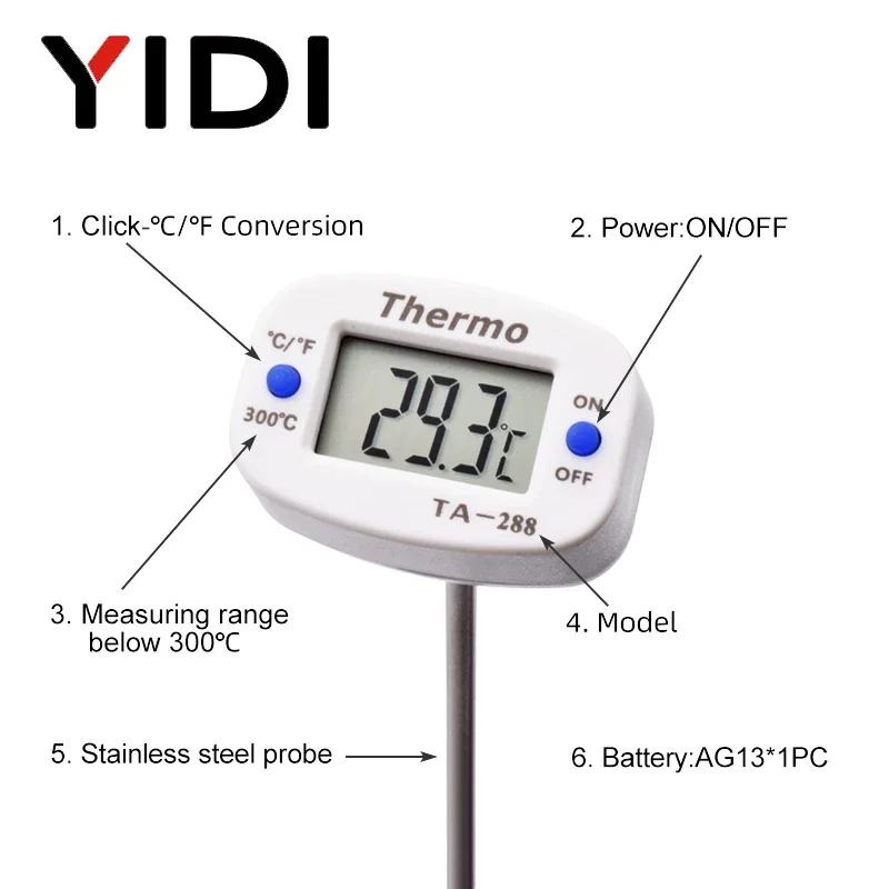 LCD Digital TA288 Food BBQ Pro - Kitchen Quiz reseña y precio