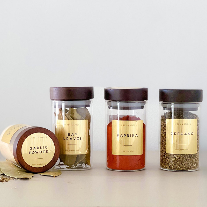 10Pcs Personalised Gold Metall - Kitchen.Baking Labels reseña y precio
