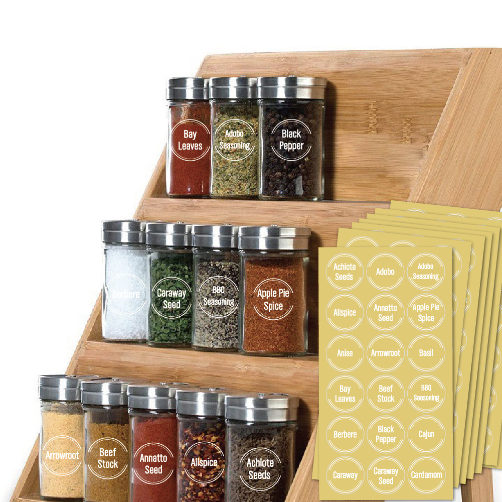 144pcs Spice Jar Labels Sticke - Kitchen.Baking Labels reseña y precio