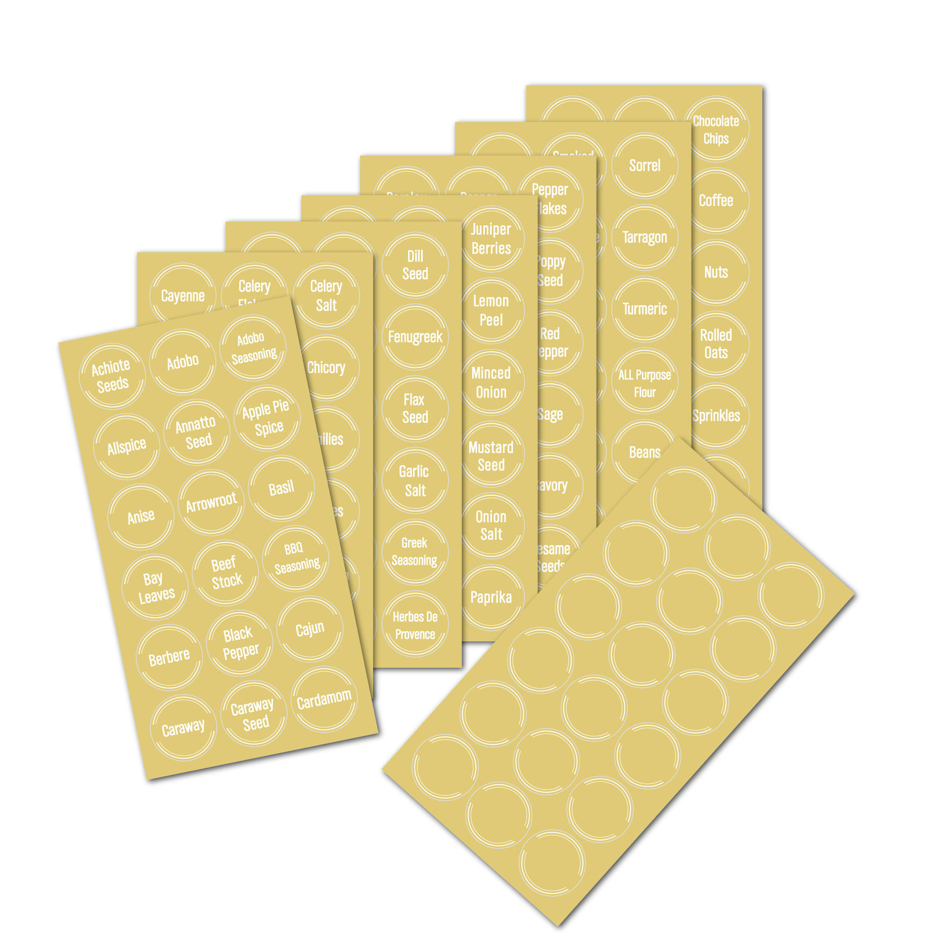 144pcs Spice Jar Labels Sticke - Kitchen.Baking Labels reseña y precio