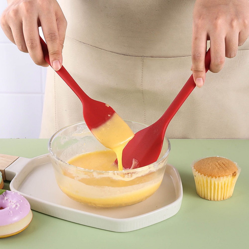 6pc Silicone Spatula Set Seaml - Baking Kitchen Set Up reseña y precio