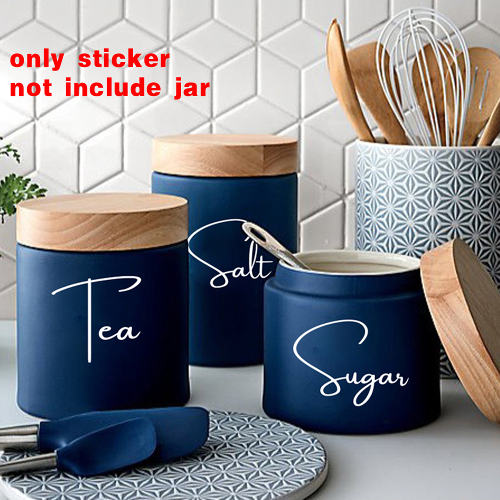 8Pcs Kitchen Organization Cani - Kitchen.Baking Labels reseña y precio