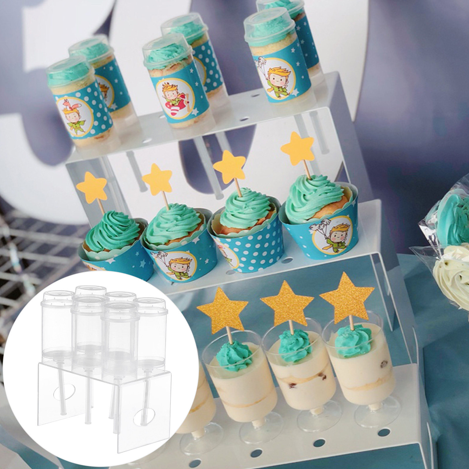 10Pcs Cake Shooter Set Plastic - Baking Kitchen Set Up reseña y precio