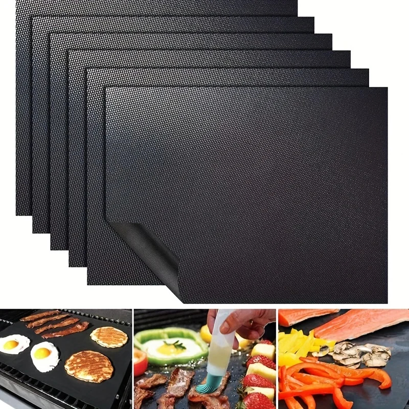 BBQ Mats Oven Bottom Liners Re - Super Kitchen Baking Mat reseña y precio
