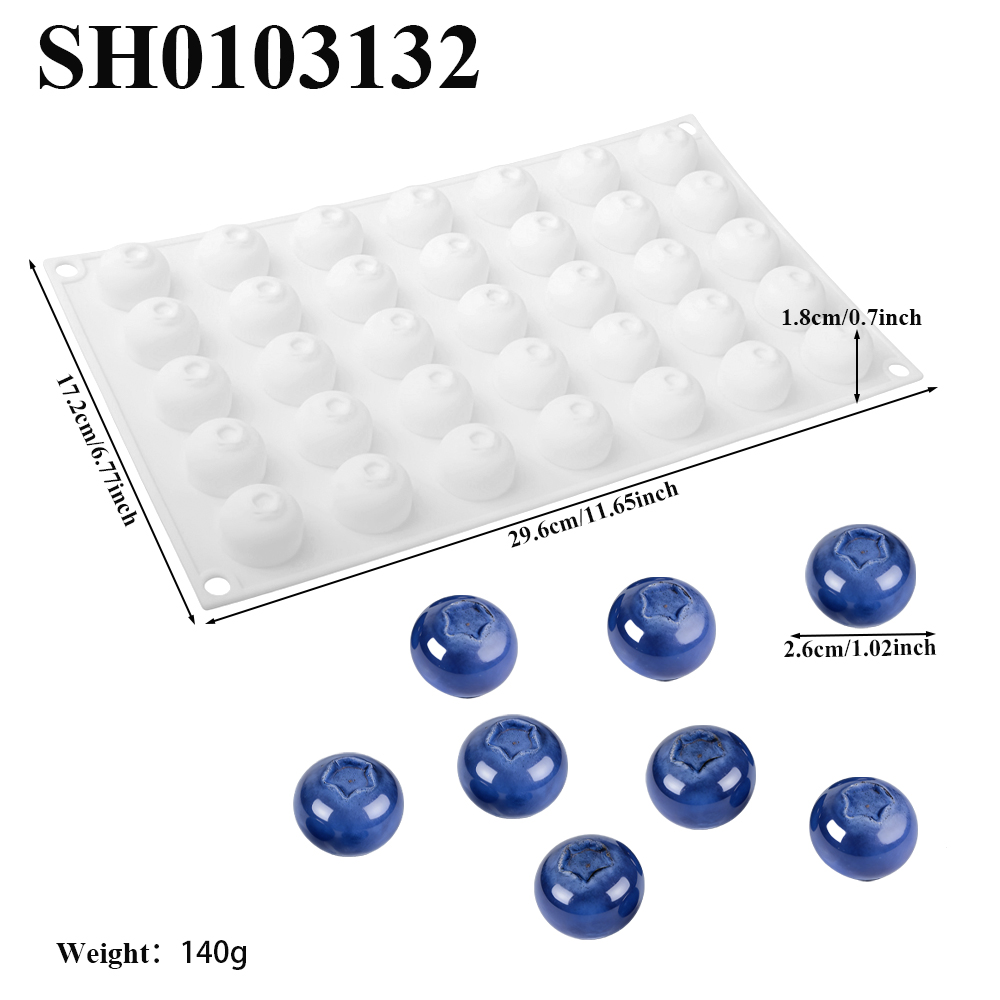 35-Cell Blueberry Design Kitch - Kitchen Design For Baking reseña y precio