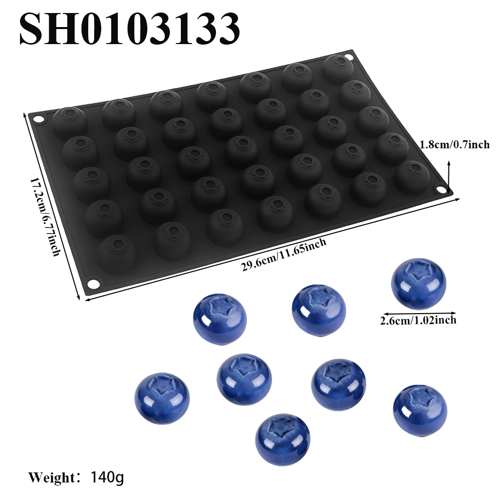 35-Cell Blueberry Design Kitch - Kitchen Design For Baking reseña y precio