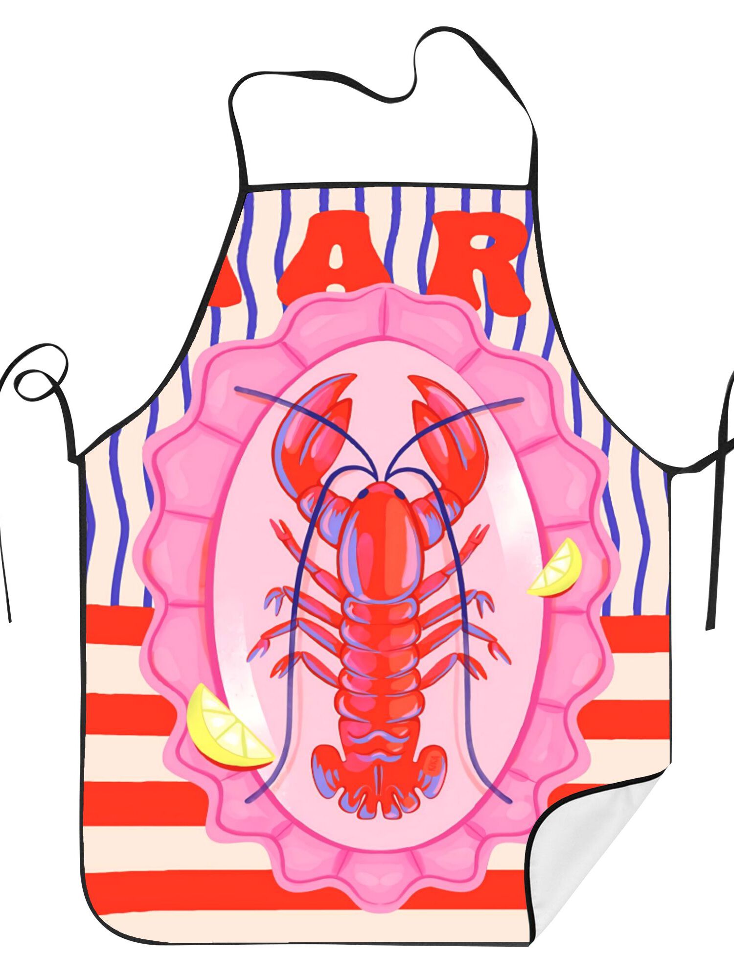 Retro Lobster Print Kitchen Ap - Kitchen.Baking Labels reseña y precio