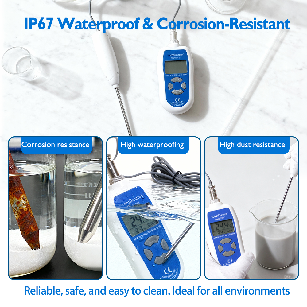 WENMEICE Waterproof Digital Th - Kitchen Quiz reseña y precio
