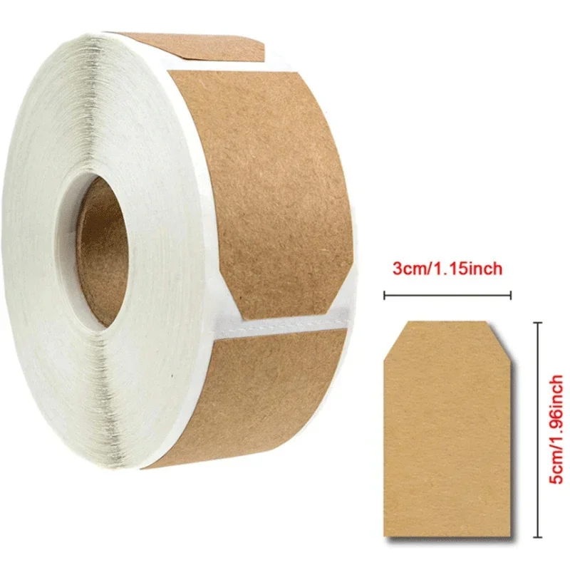300Pcs Kraft Sticker Handwritt - Kitchen.Baking Labels reseña y precio