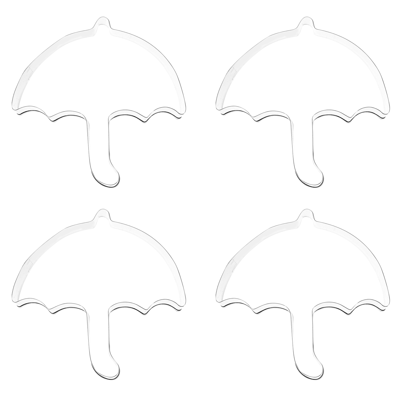 4Pcs Umbrella Design Stainless - Kitchen Design For Baking reseña y precio