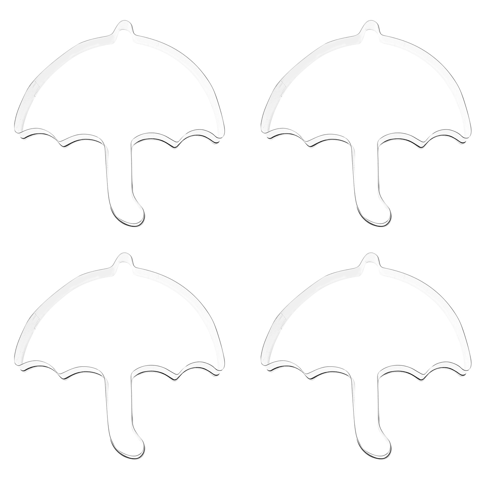 4Pcs Umbrella Design Stainless - Kitchen Design For Baking reseña y precio