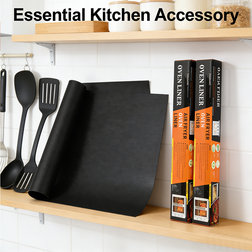 BBQ Mats Oven Bottom Liners Re - Super Kitchen Baking Mat reseña y precio