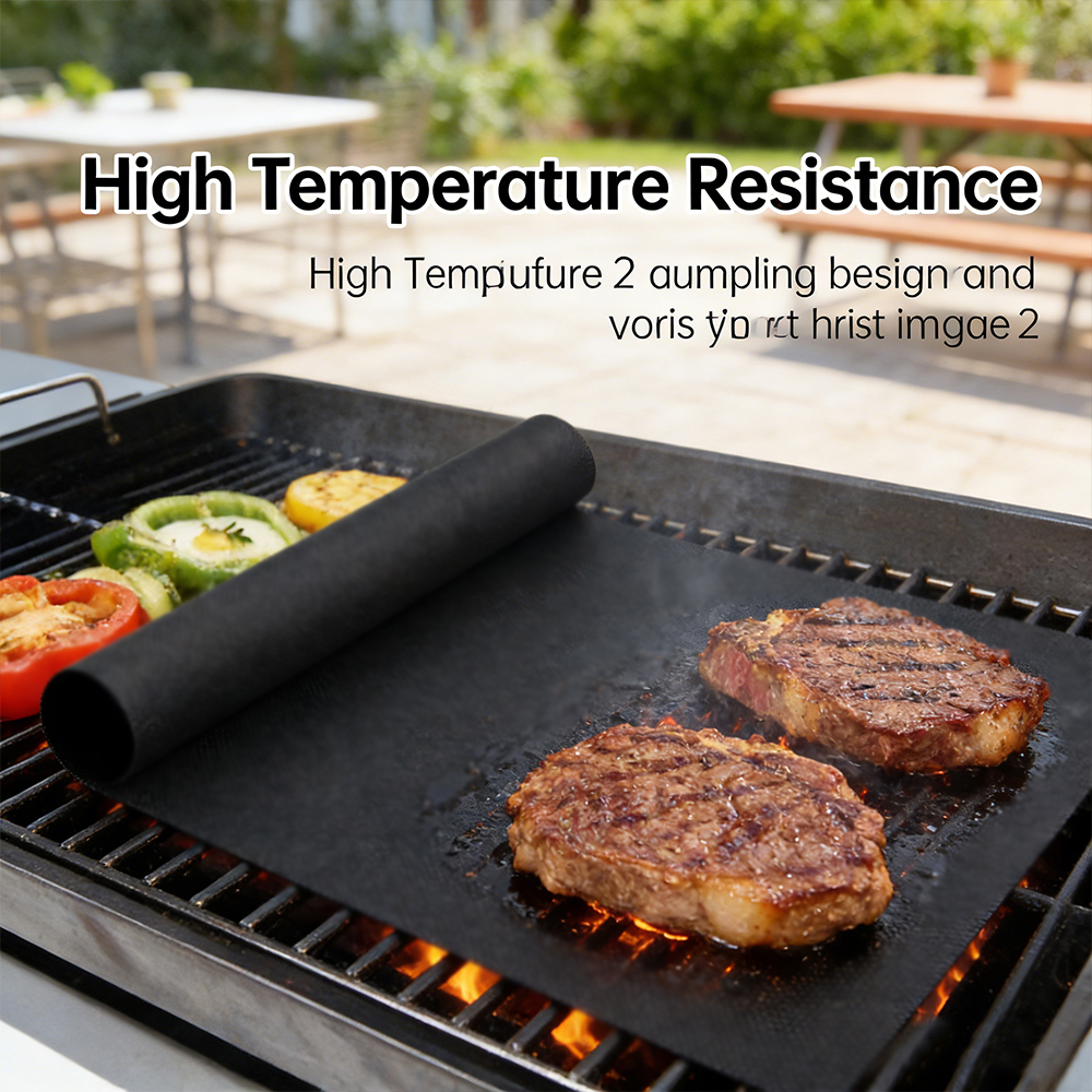 BBQ Mats Oven Bottom Liners Re - Super Kitchen Baking Mat reseña y precio
