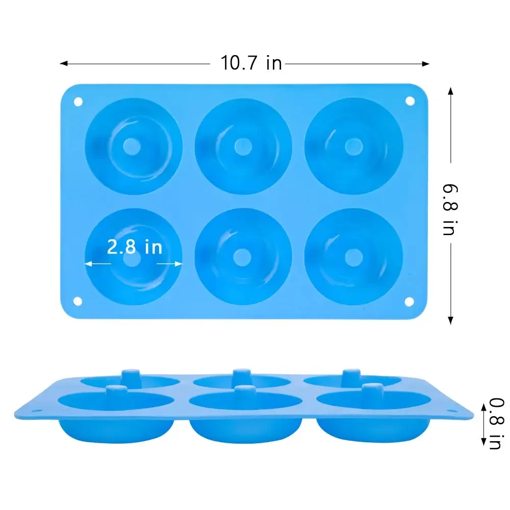 1/2pcs Silicone Muffins Donut  - Kitchen Baking Utensils reseña y precio