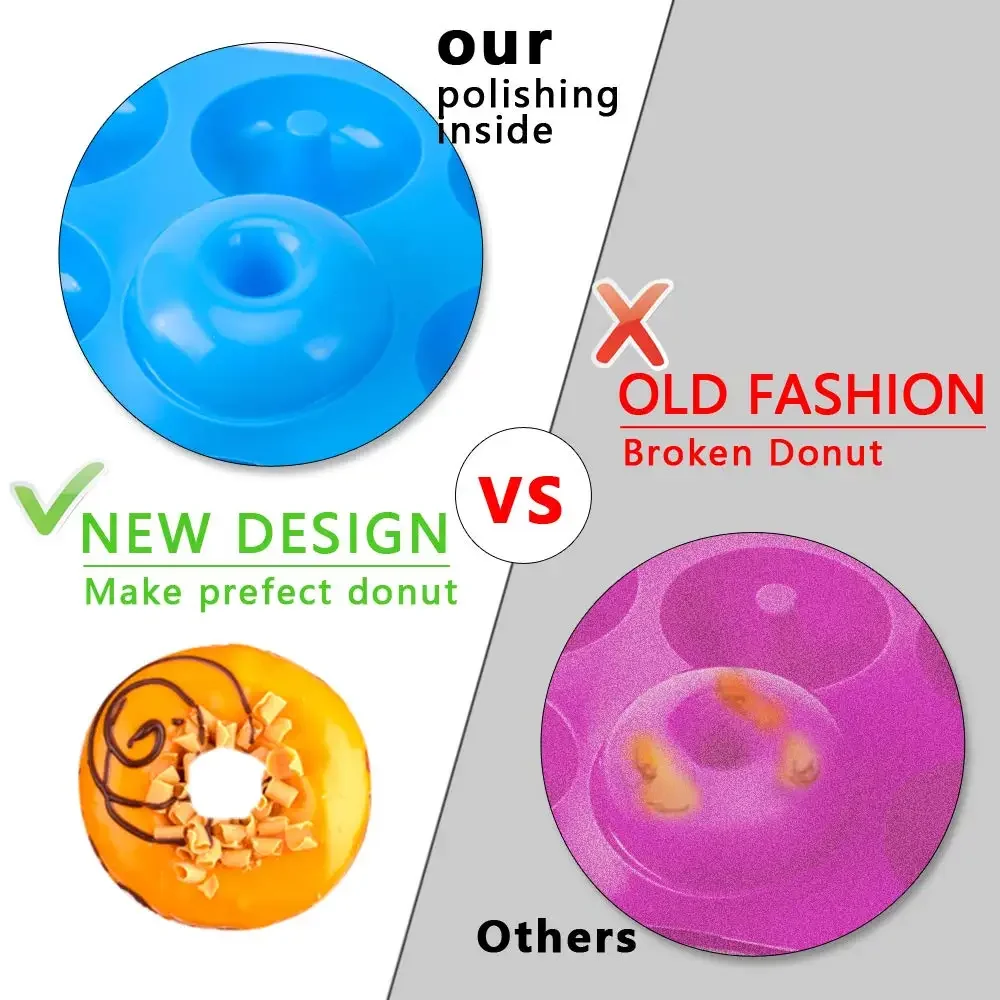 1/2pcs Silicone Muffins Donut  - Kitchen Baking Utensils reseña y precio