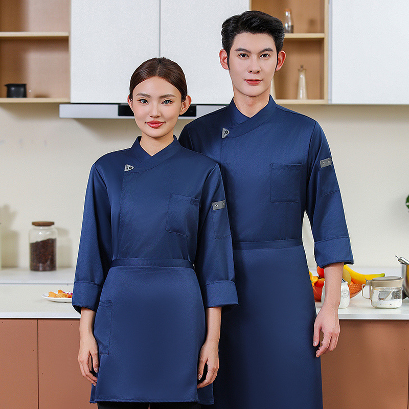 Chef's workwear with food labe - Kitchen.Baking Labels reseña y precio