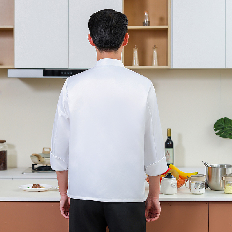 Chef's workwear with food labe - Kitchen.Baking Labels reseña y precio