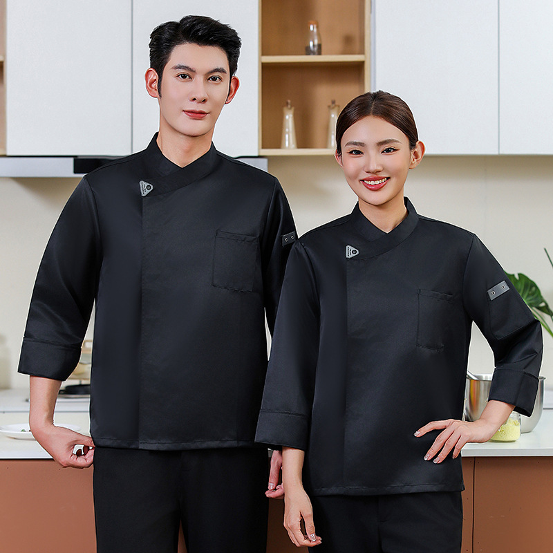 Chef's workwear with food labe - Kitchen.Baking Labels reseña y precio