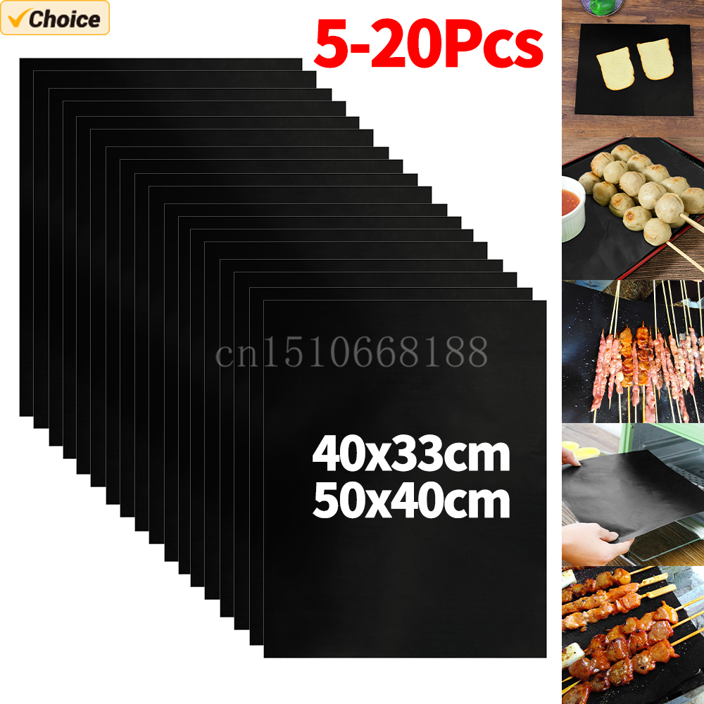 5-20Pcs Oven Liners Grill Mat  - Super Kitchen Baking Mat reseña y precio