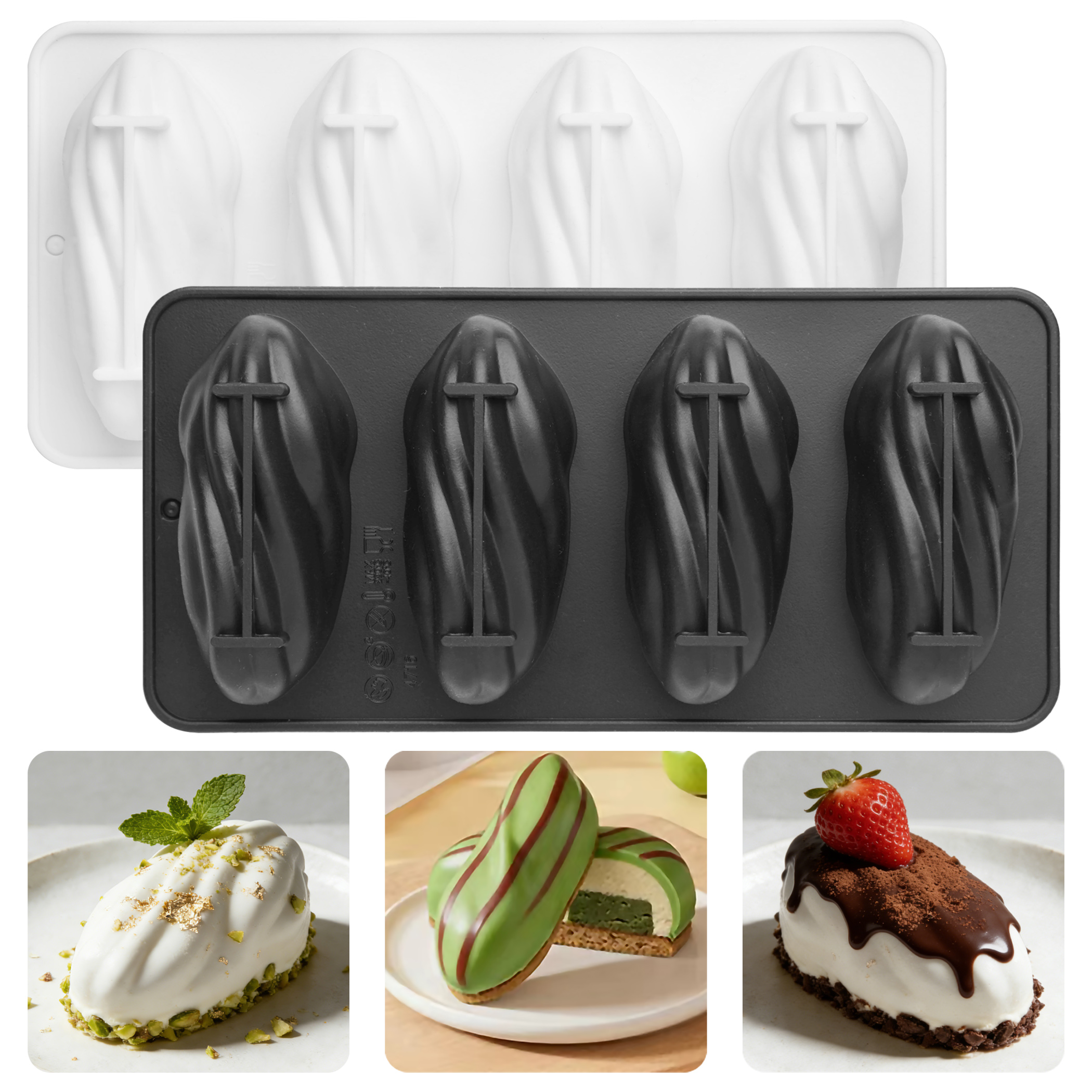 4-Cell Pistachios Design Silic - Kitchen Design For Baking reseña y precio