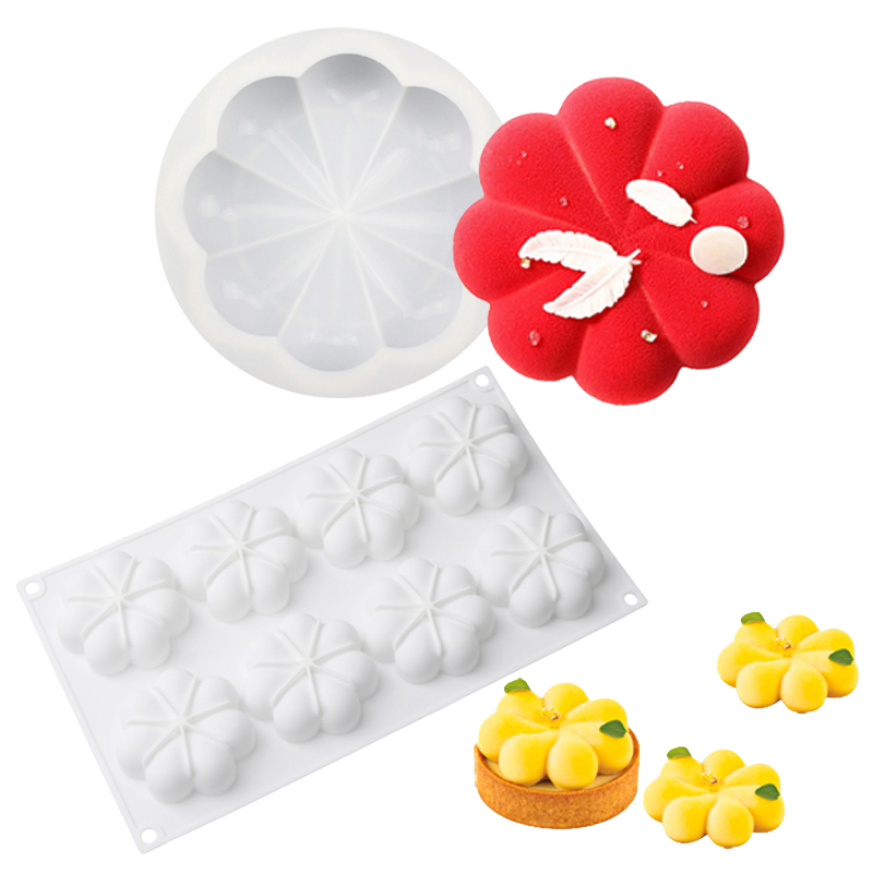 1 or 8 Cells Flower Petal Desi - Kitchen Design For Baking reseña y precio