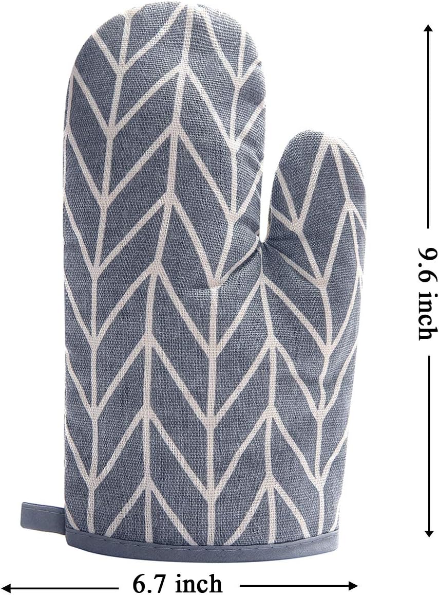 Non-Slip Oven Mitts & Potholde - Baking Kitchen Set Up reseña y precio