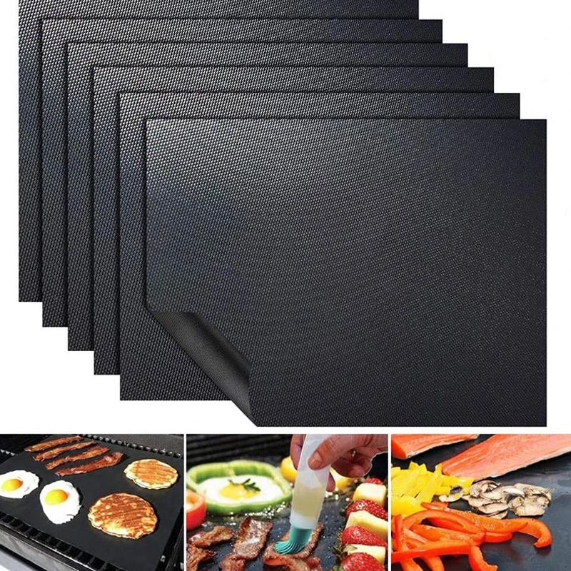 1Pc BBQ Grill Mat Barbecue Out - Super Kitchen Baking Mat reseña y precio