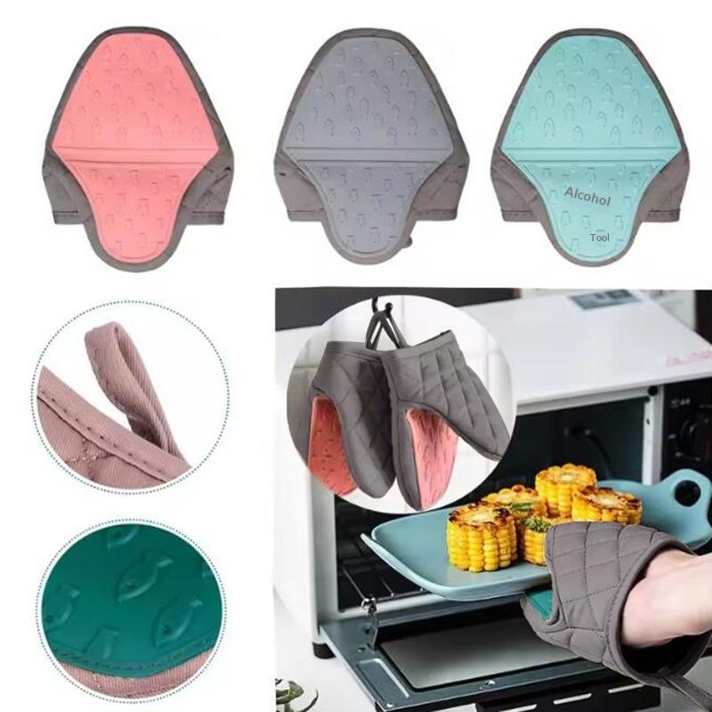 Anti-Scald Silicone Oven Glove - Kitchen Design For Baking reseña y precio