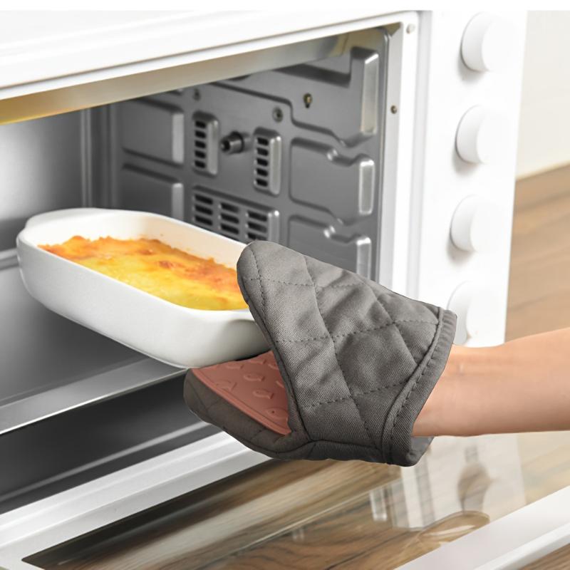 Anti-Scald Silicone Oven Glove - Kitchen Design For Baking reseña y precio