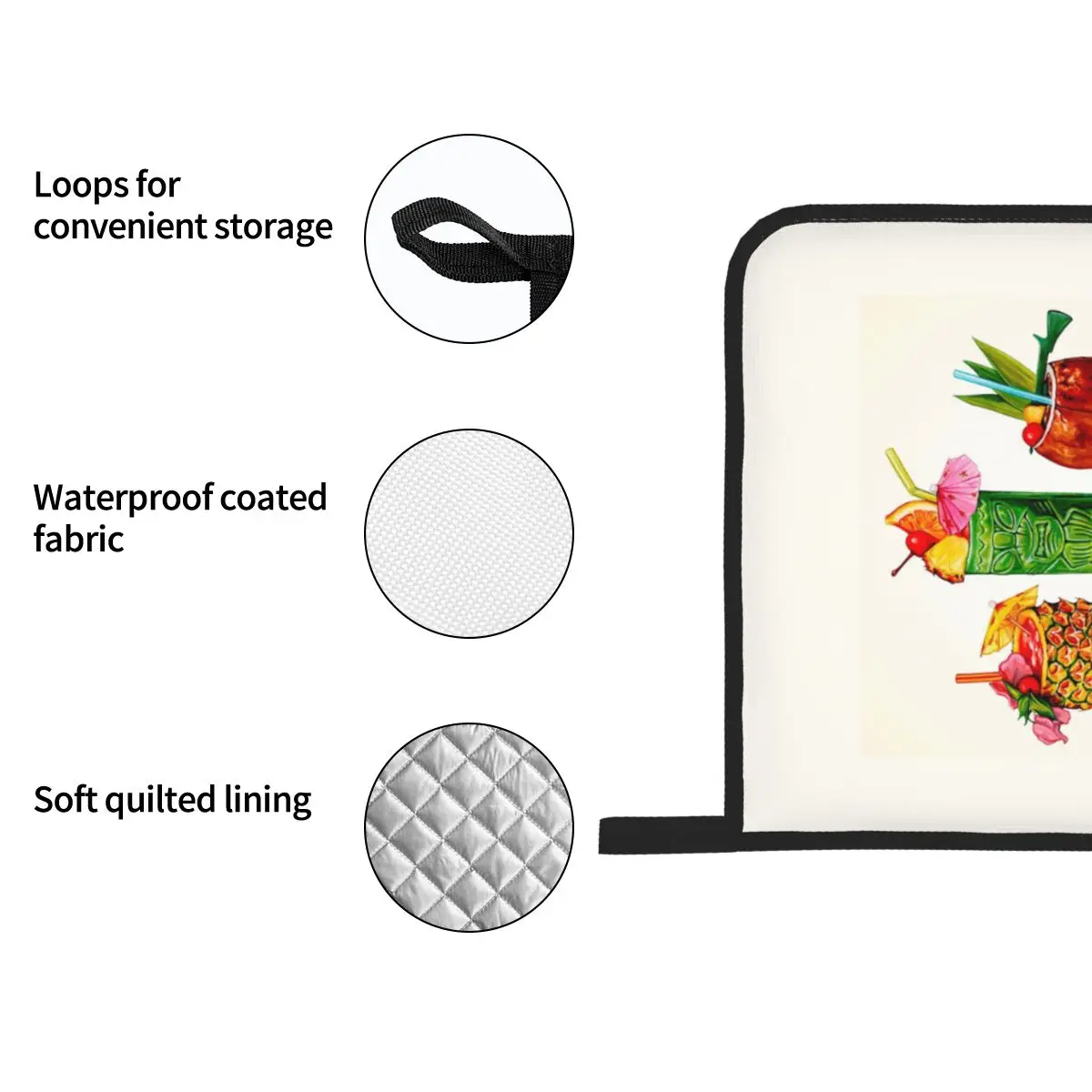 Pin-Up Oven Mitts and Pot Hold - Baking Kitchen Set Up reseña y precio