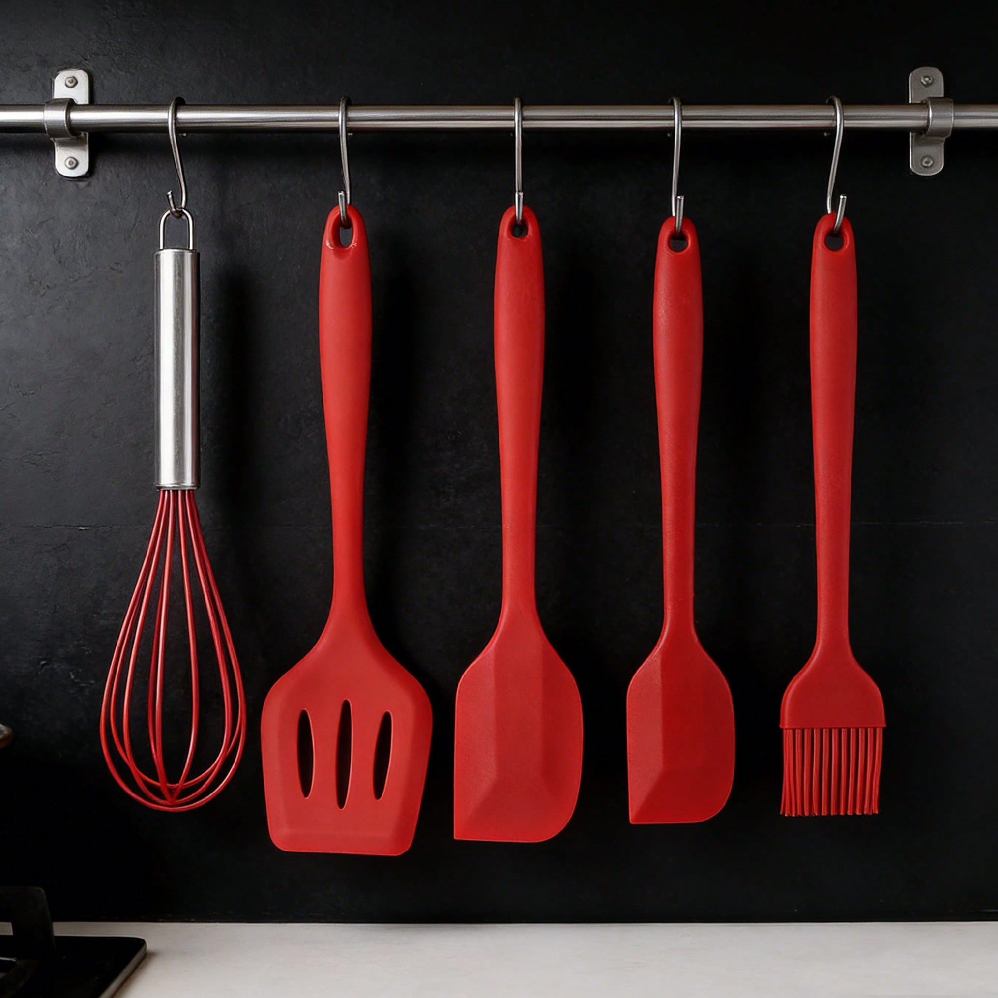 Silicone Cooking Utensils Set, - Kitchen Baking Utensils reseña y precio
