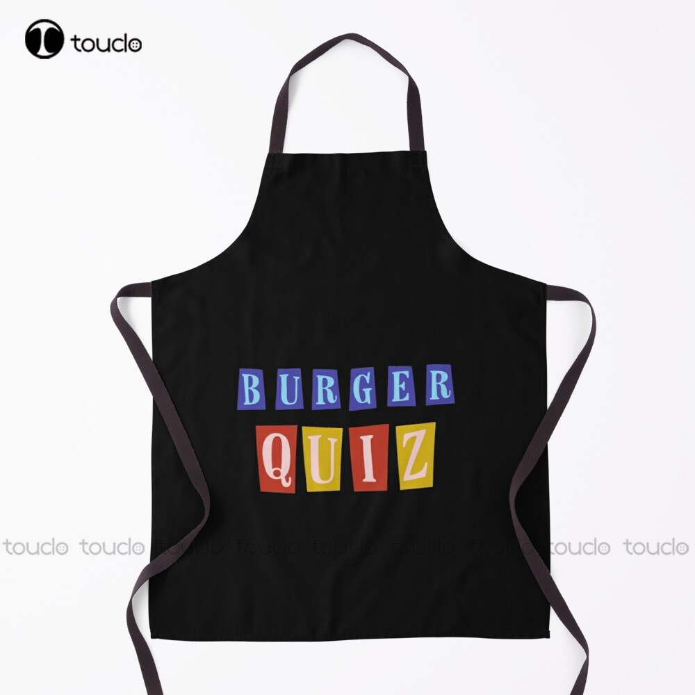 Burger Quiz Apron Waiter Apron - Kitchen Quiz reseña y precio