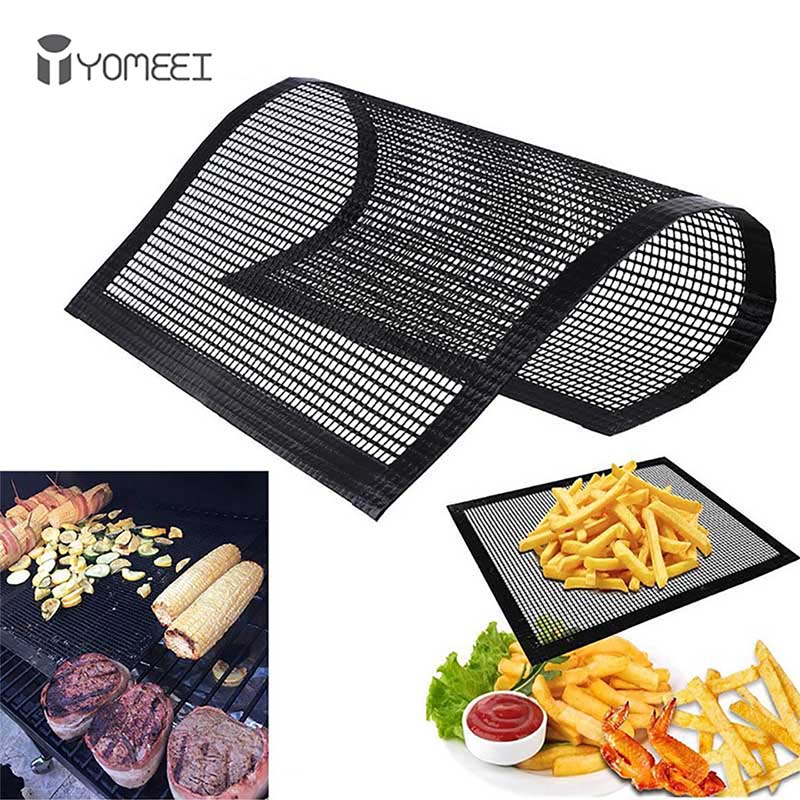YOMEEI BBQ Grill Cover Mat Pad - Super Kitchen Baking Mat reseña y precio