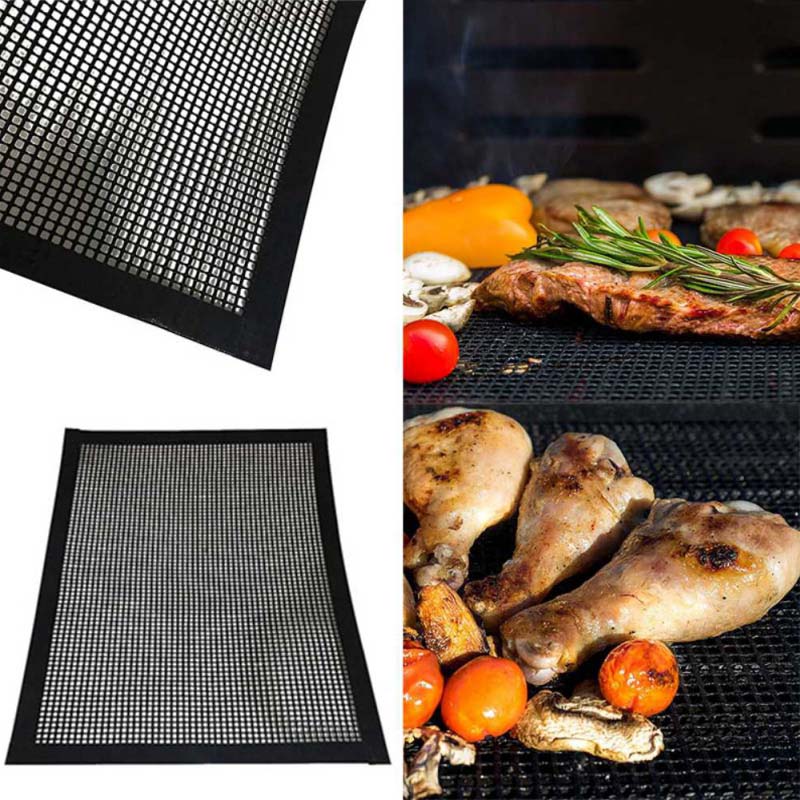 YOMEEI BBQ Grill Cover Mat Pad - Super Kitchen Baking Mat reseña y precio