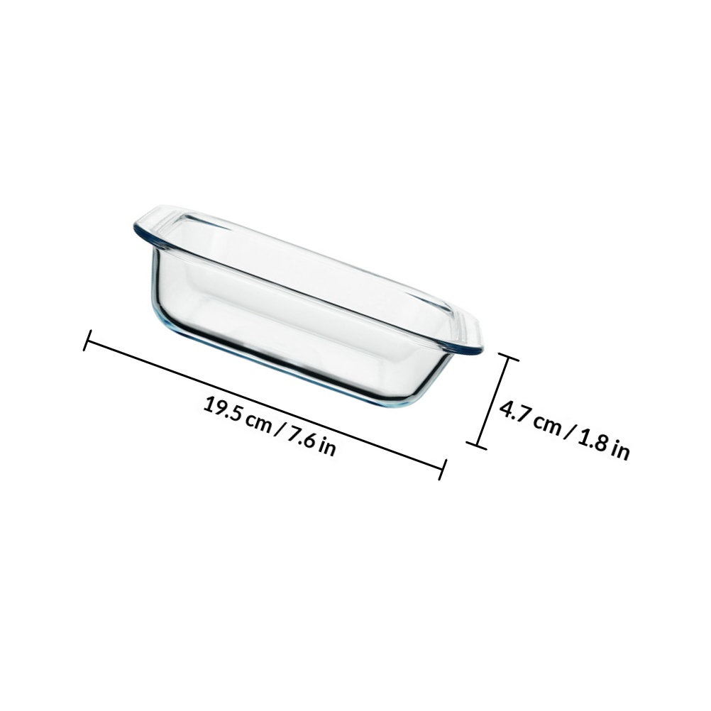 2Pcs High Quality Glass Baking - Kitchen Baking Pan Storage reseña y precio