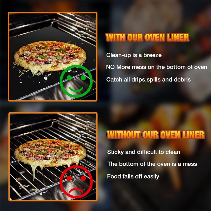 2/1PC Non-stick BBQ Grill Mat  - Super Kitchen Baking Mat reseña y precio