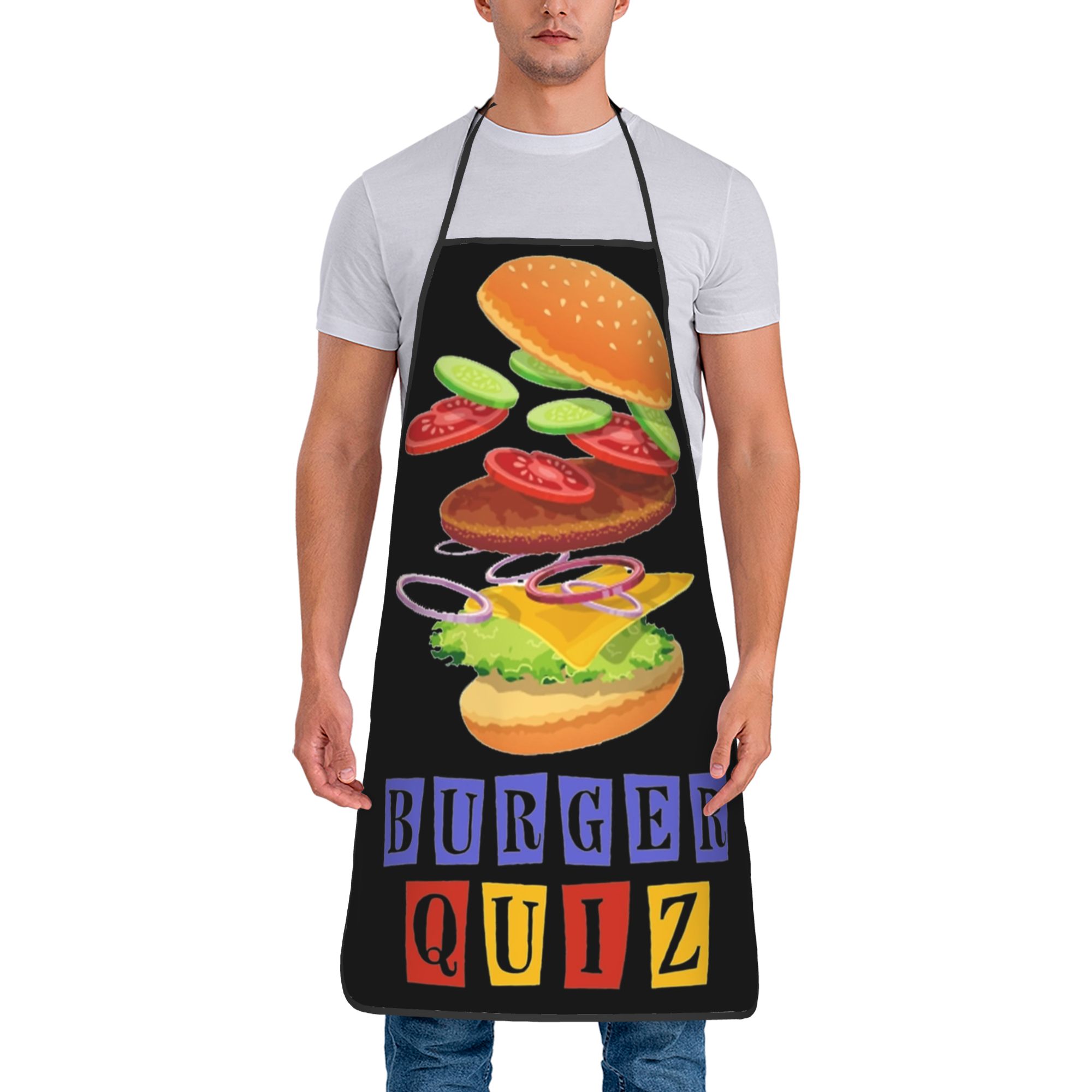 Burger Quiz  Apron  Cleaning C - Kitchen Quiz reseña y precio