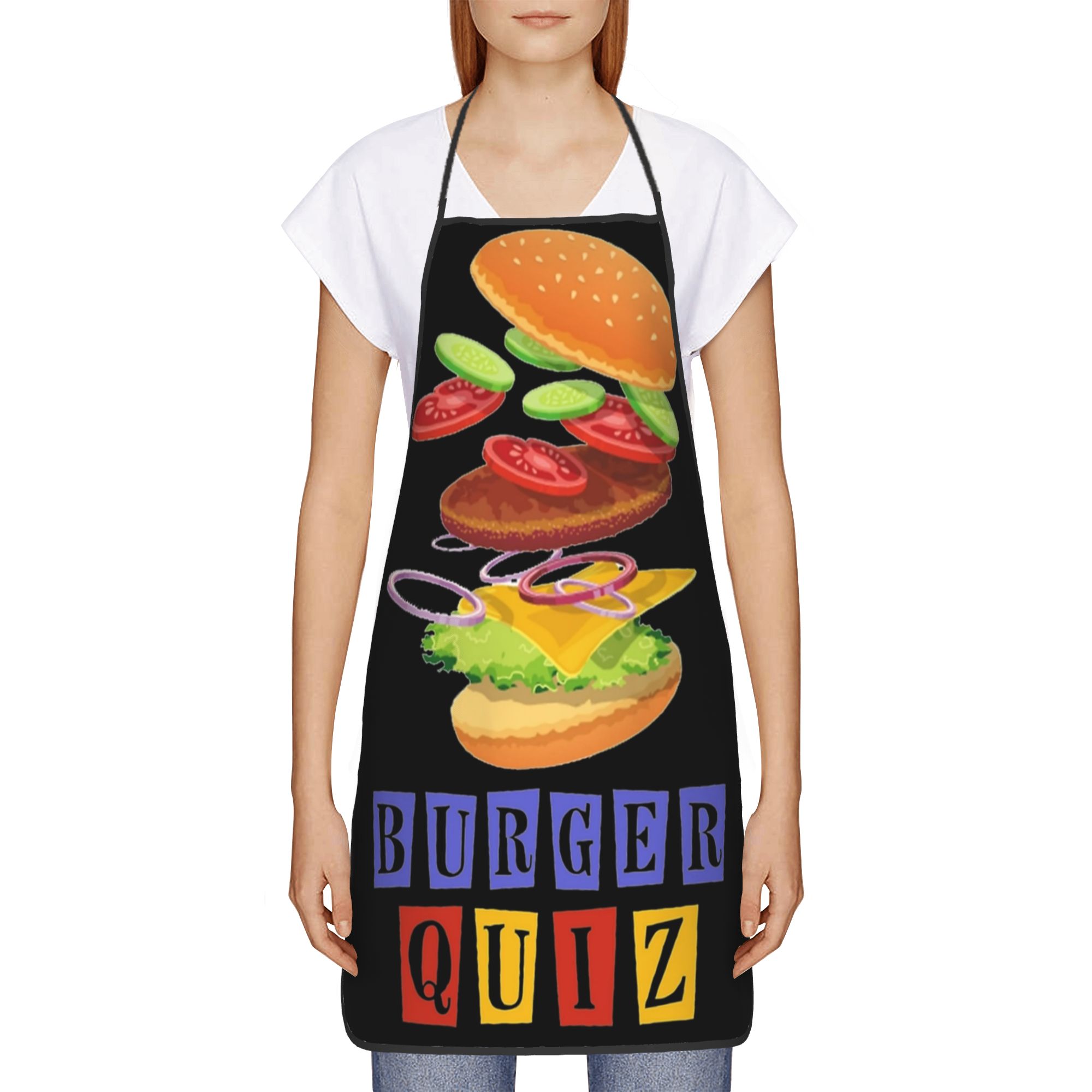 Burger Quiz  Apron  Cleaning C - Kitchen Quiz reseña y precio