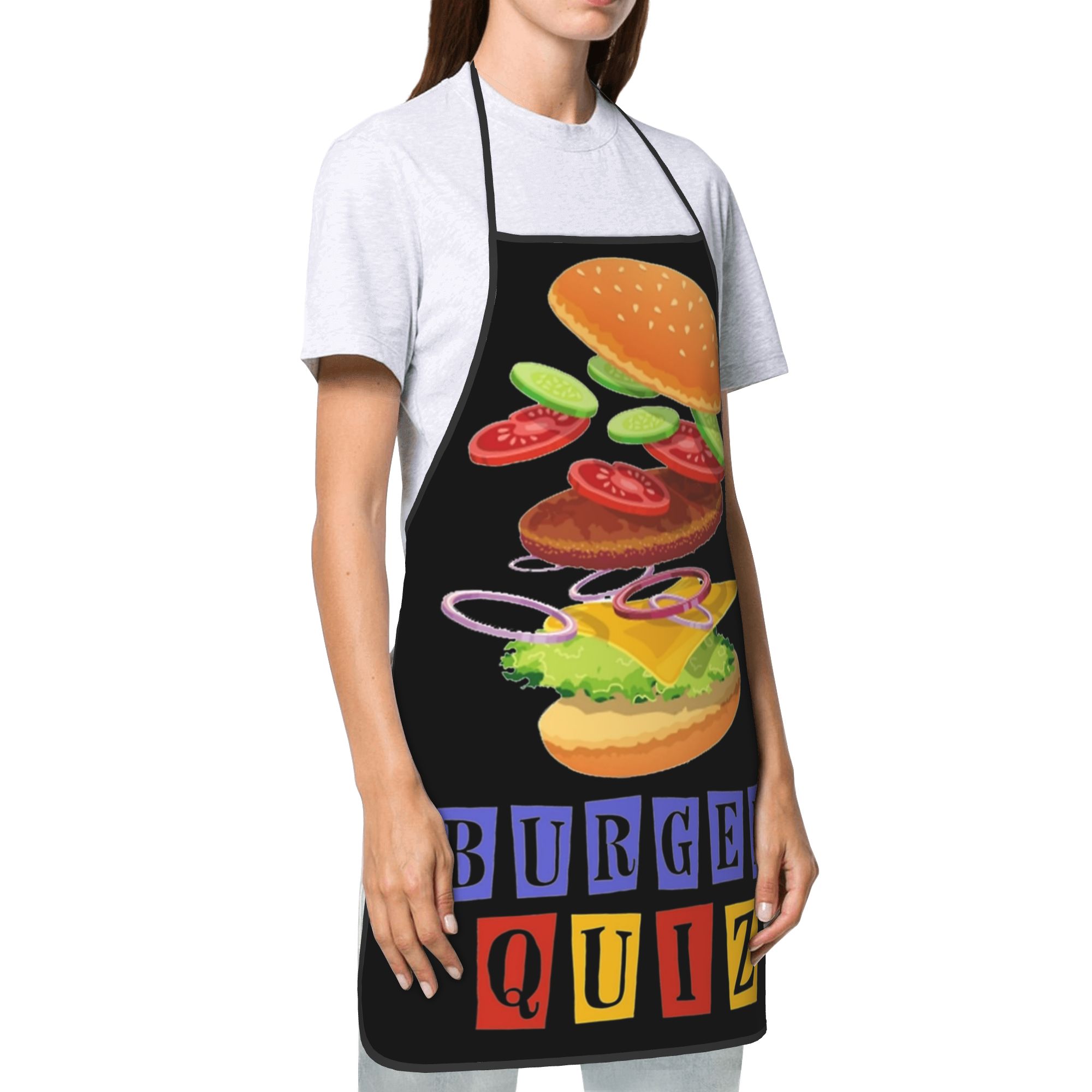Burger Quiz  Apron  Cleaning C - Kitchen Quiz reseña y precio